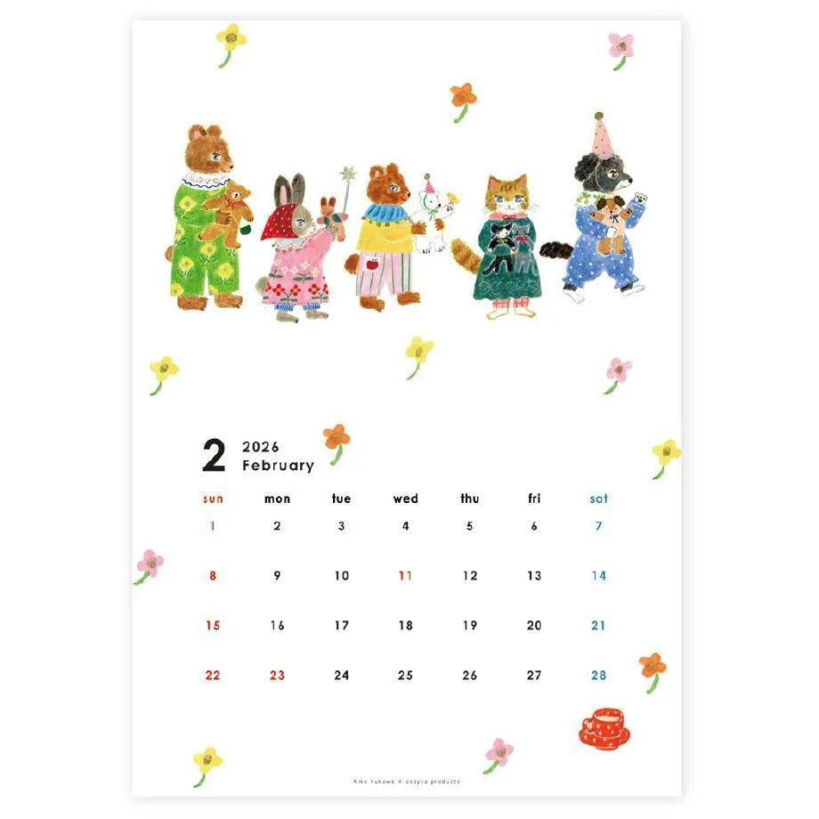 Cozyca x Aiko Fukawa 2026 Wall Calendar