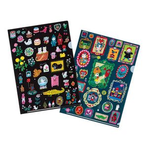 2024 Hobonichi A5 Folder Set of 2 - Yumi Kitagishi: Little Gifts - Paper Plus Cloth