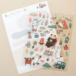 Masao Takahata Sticker Seals - 22882 Fun Camping!