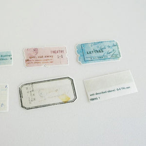 Yohaku Sticker Flakes - F-012 Collage