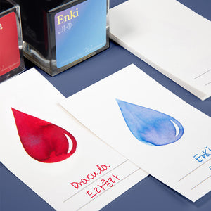 Wearingeul Ink Color Swatch Cards - Ink Drop Swatch