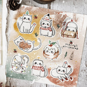 Black Milk Project XMas Sticker Sheet B- Christmas Cat