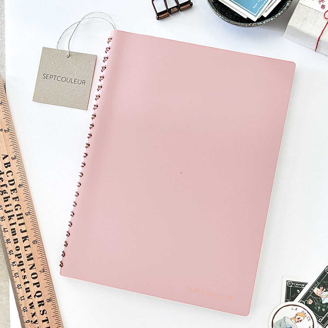 Maruman Septcouleur A5 Notebook - Limited Edition Feathery Pink A5 OR A6