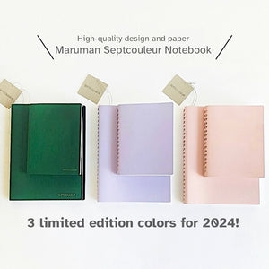 Maruman Septcouleur A5 Notebook - Limited Edition Classy Violet A5 OR A6