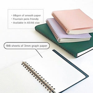 Maruman Septcouleur A5 Notebook - Limited Edition Feathery Pink A5 OR A6
