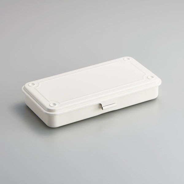 Toyo T-192 Slender Metal Storage Case - White - Paper Plus Cloth
