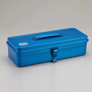Toyo T-320 Metal Toolbox Storage Case - Blue