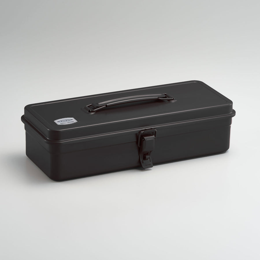 Toyo T-320 Metal Toolbox Storage Case - Black