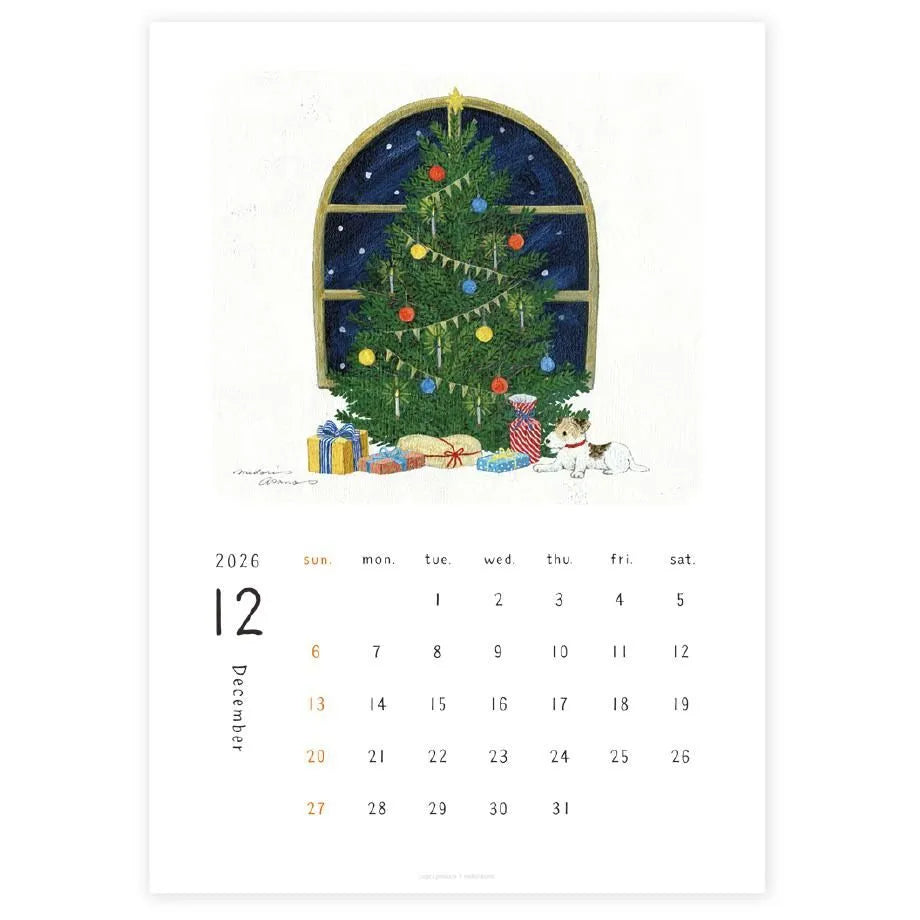 Cozyca x Midori Asano 2026 Wall Calendar