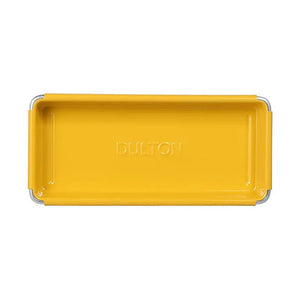 Dulton Metal Pen Tray - Yellow - Paper Plus Cloth