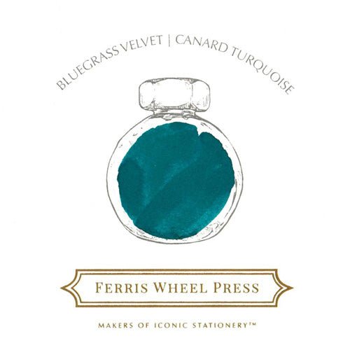 Ferris Wheel Press 38ml - Bluegrass Velvet Ink - Paper Plus Cloth