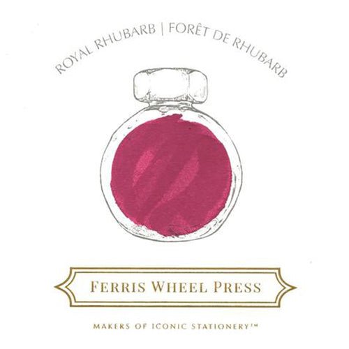 Ferris Wheel Press 38ml - Royal Rhubarb Ink - Paper Plus Cloth