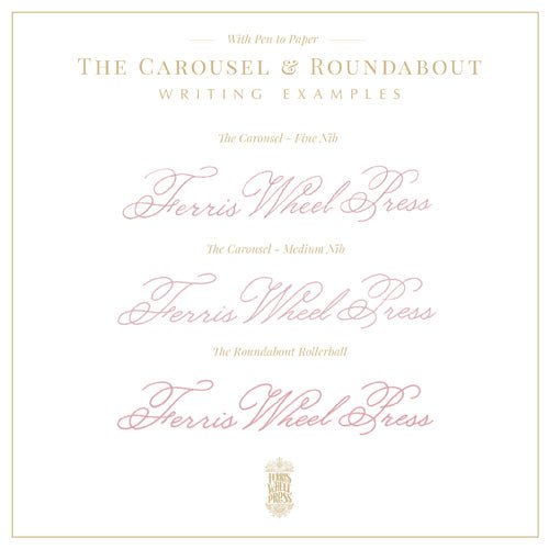 Ferris Wheel Press - The Carousel Fountain Pen - Lady Rose - Paper Plus Cloth