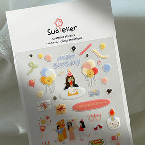 Suatelier Stickers - 1114 Congratulations