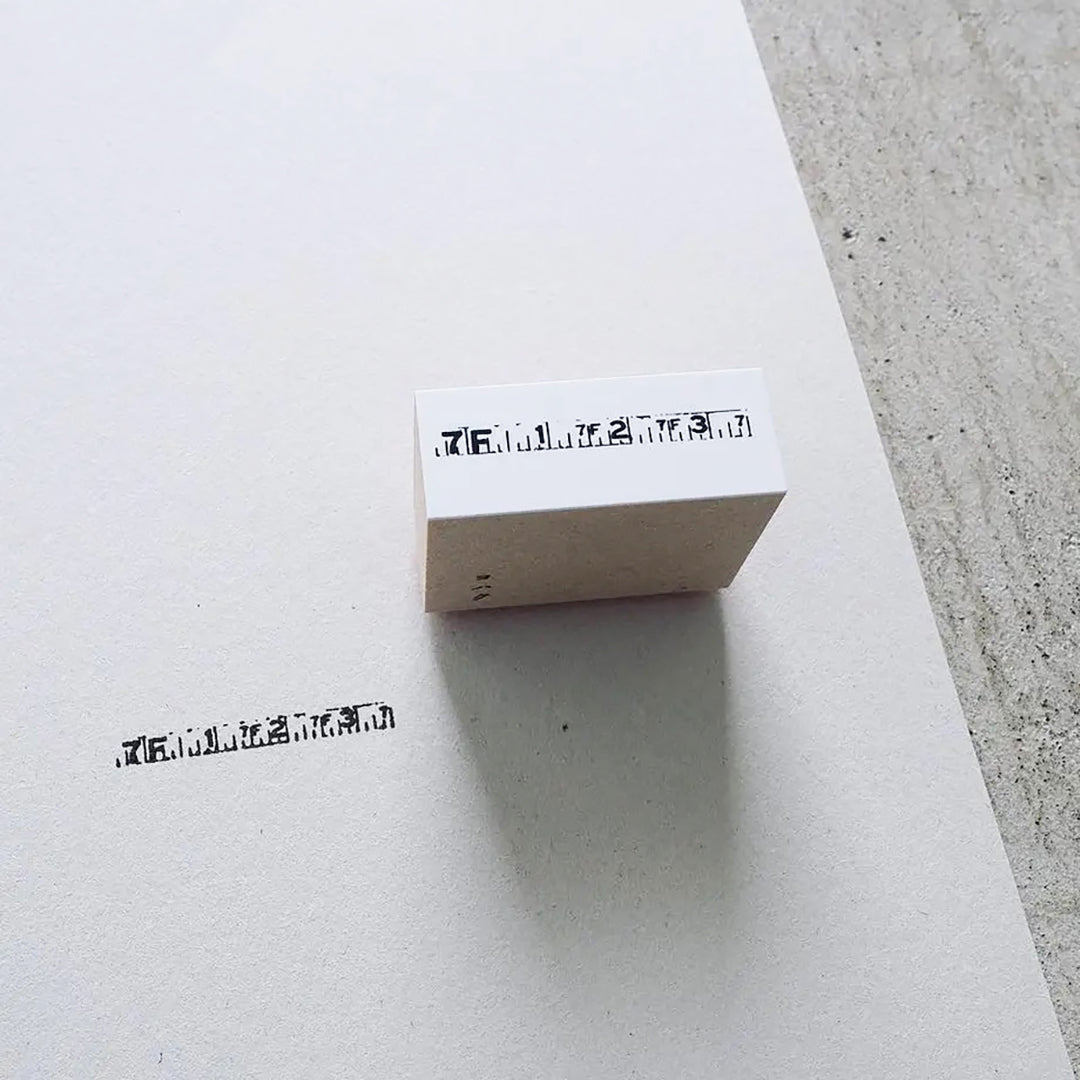 Yohaku Rubber Stamp - S-053 Stamp Scale