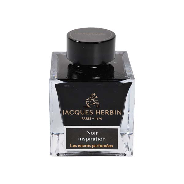 J. Herbin Fountain SCENTED Pen Ink - 50 ml Bottle - Noir Inspiration