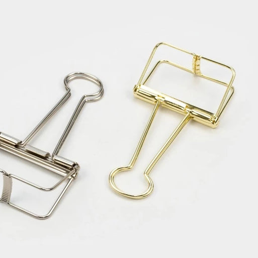 Tools to Liveby Binder Clips - Gold - 51mm