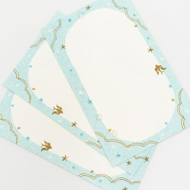 Furukawa Retro Mini Card - Birds and Stars