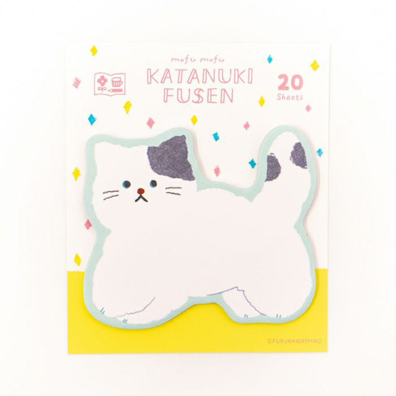 Furukawa Katanuki Fusen Sticky Notes - Fluffy Cat