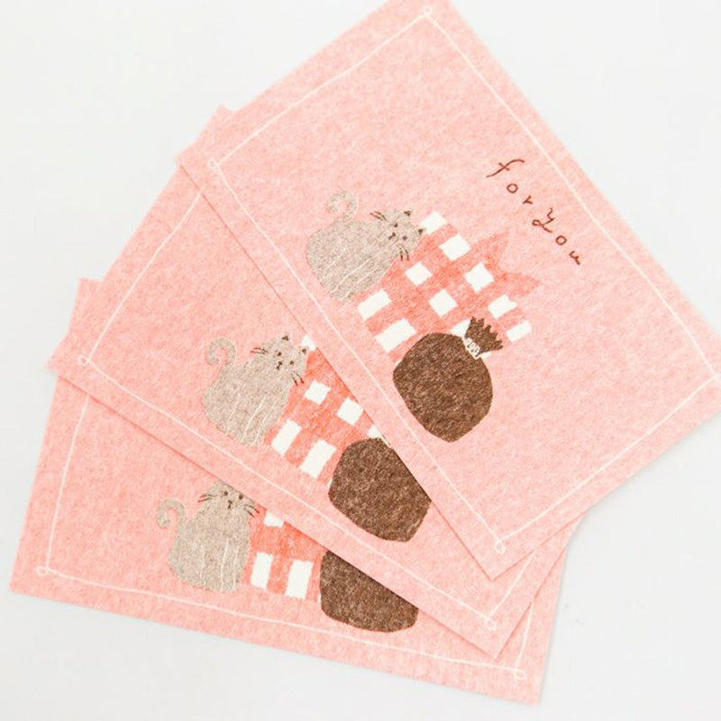 Furukawa Retro Mini Card - Cat Gift