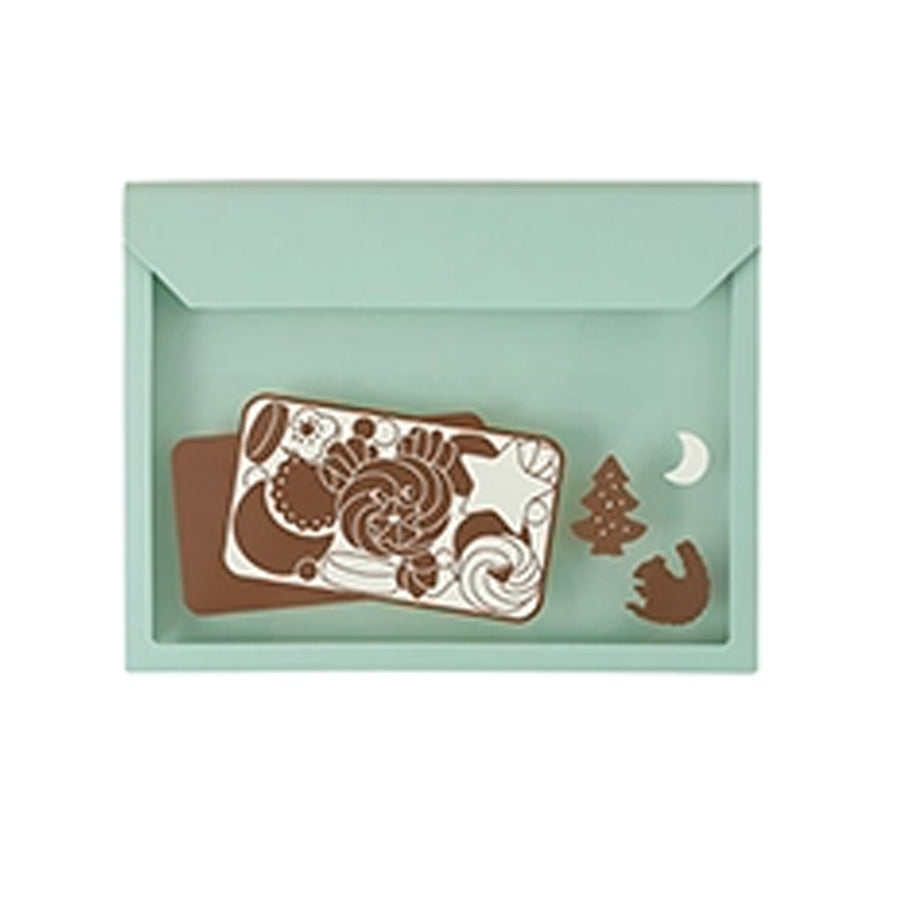 King Jim × oyaMADE Flatty Lite Pouch A5 - Cookies