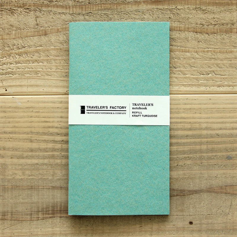 TRAVELER'S Factory Original Color Refill - Kraft Turquoise (Regular)