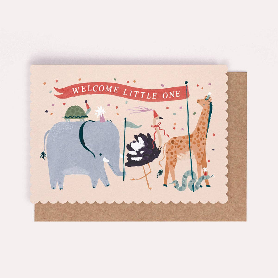Sister Paper Co. - Parade New Baby Card | Newborn Baby Greeting Cards