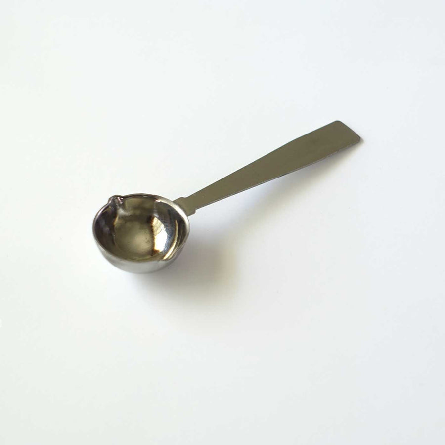 Double spouted large wax sealing melting spoon