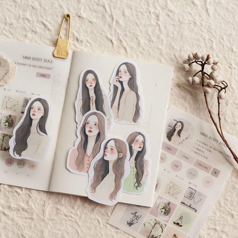 MU Print Girl Stickers - 001