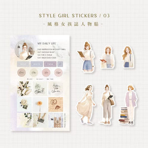 MU Print Girl Stickers - 003