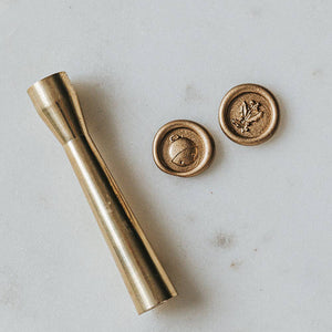 Written Word Calligraphy - Holiday Collection Jingle Bell and Holly Mini Wax Seal