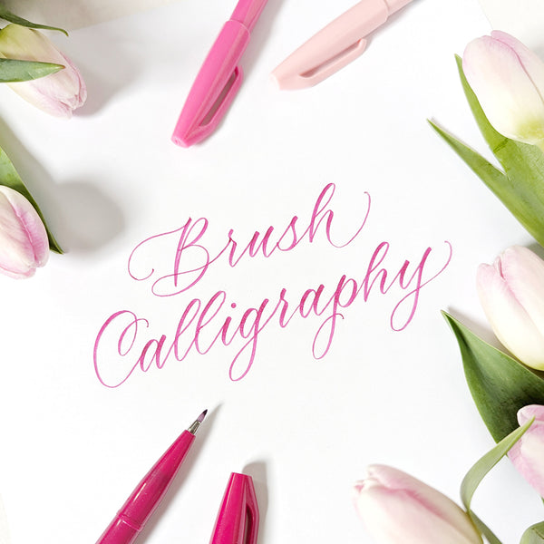 Intro to Brush Calligraphy Workshop - Paper Plus Cloth