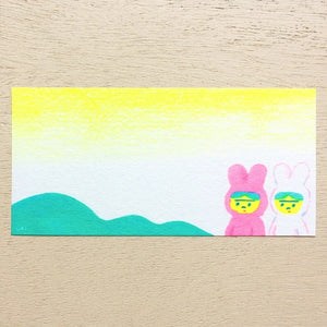 Cozyca One-Stroke Letter Pad - Yuki Itoi - 20488 Usagi