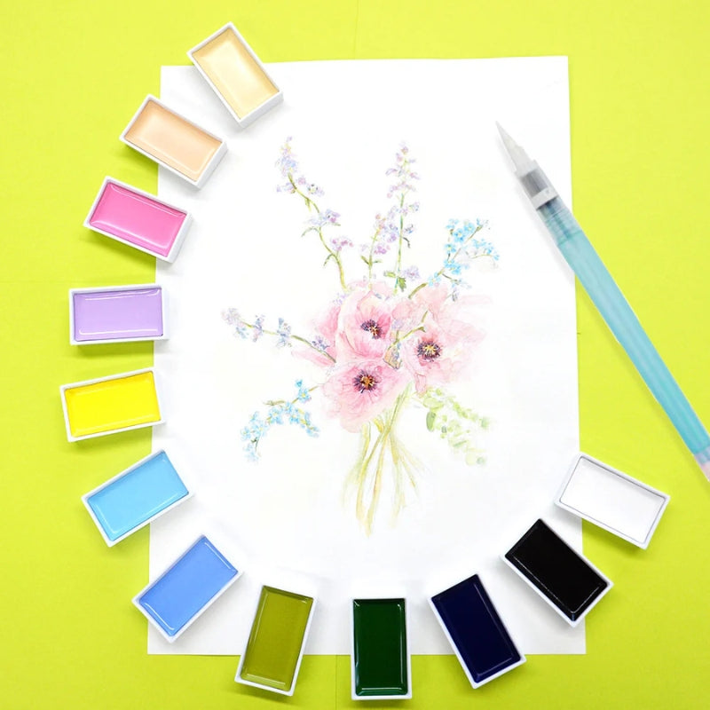 Kuretake Watercolour Gansai Tambi Set (48 colours) - MC20/48V