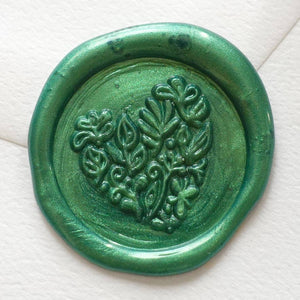 Fiona Ariva - Botanical Floral Love Heart Wax Seal Stamp Kit