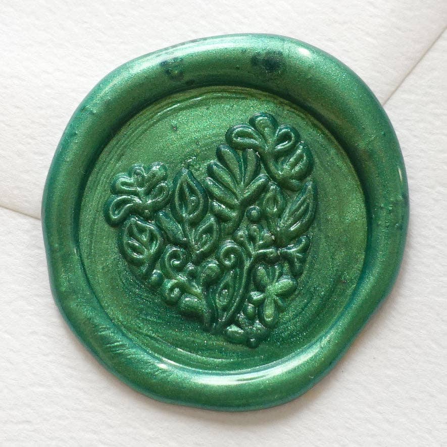 Fiona Ariva - Botanical Floral Love Heart Wax Seal Stamp Kit