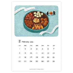 Cozyca x Mariko Fukuoka 2026 Wall Calendar