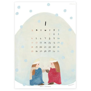 Cozyca x Necktie 2026 Wall Calendar