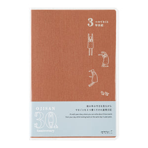 Ojisan 30th Anniversary B6 3-Year Diary