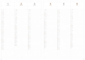 PRE ORDER: 2026 Take A Note B6 Medium Weeks Planner