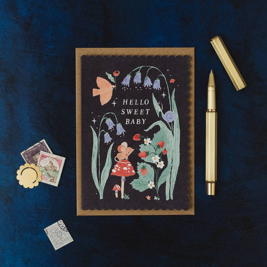 Sister Paper Co. - Woodland New Baby Card | Newborn Baby Greeting Cards