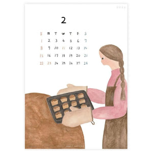 Cozyca x Necktie 2026 Wall Calendar