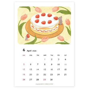 Cozyca x Mariko Fukuoka 2026 Wall Calendar