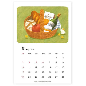 Cozyca x Mariko Fukuoka 2026 Wall Calendar
