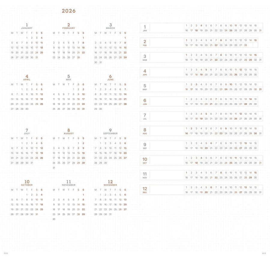 PRE ORDER: 2026 Take A Note Slim Biweekly DATED Planner (TN Size)