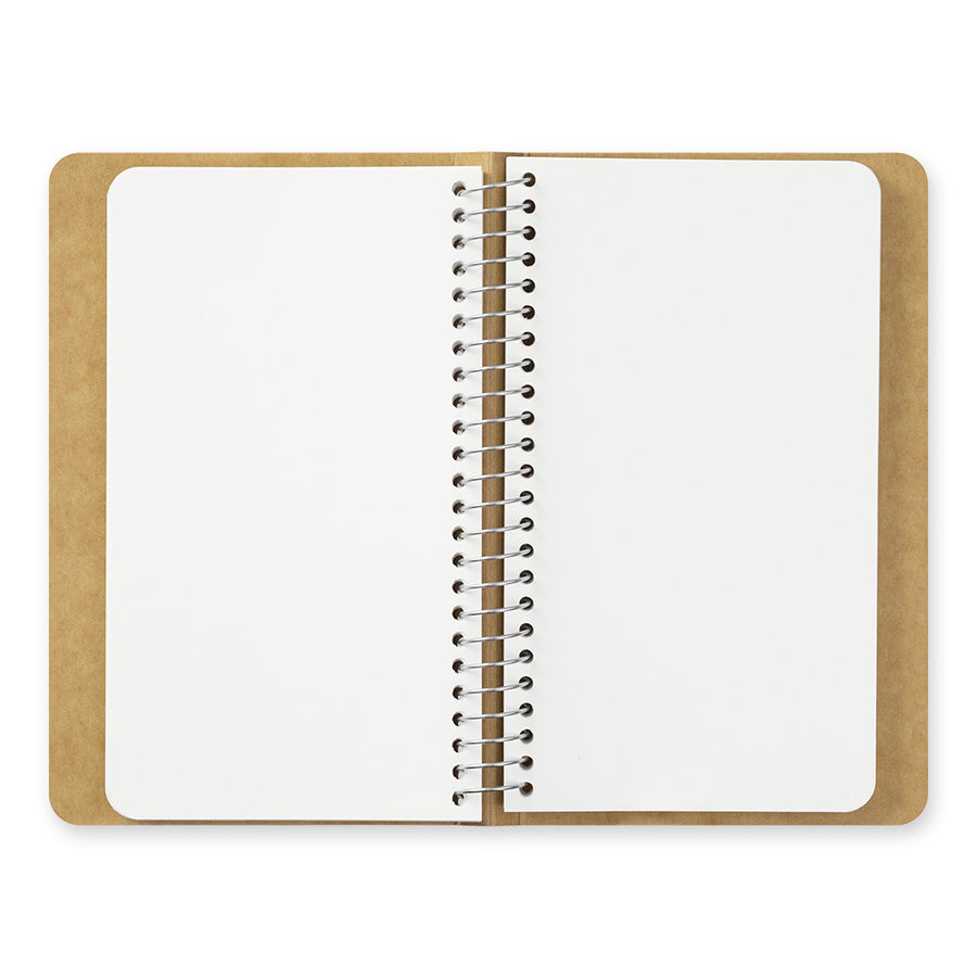 Traveler's Company TRC Spiral Ring Notebook - A6 Slim - Blank White