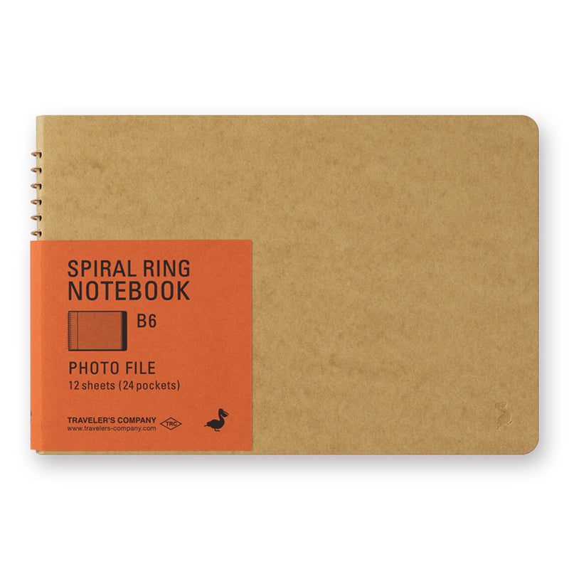 Traveler's Company TRC Spiral Ring Notebook - B6 Slim - Photo File