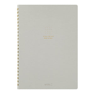 Midori A5 RING Notebook Color Dot Grid - Gray