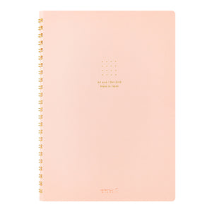 Midori A5 RING Notebook Color Dot Grid - Pink