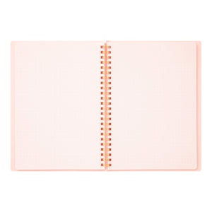 Midori A5 RING Notebook Color Dot Grid - Pink